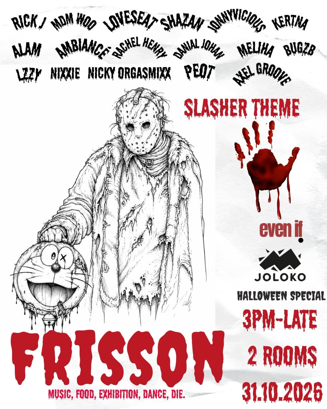 FRISSON HALLOWEEN SPECIAL flyer