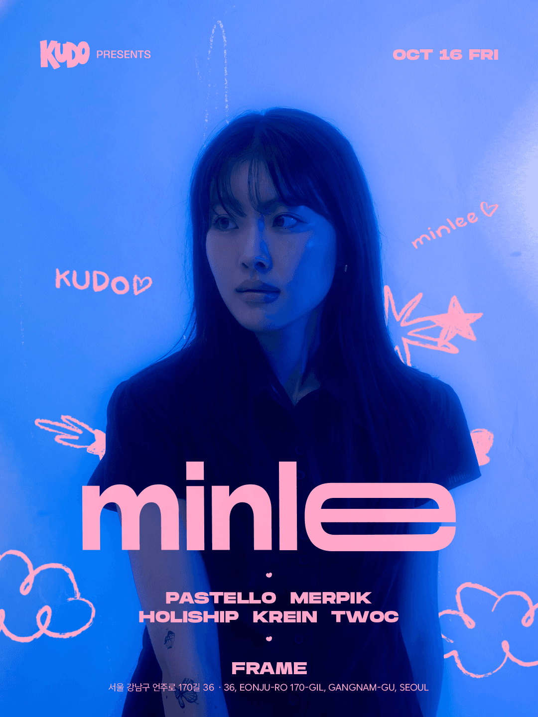 MINLEE presented by KUDO flyer