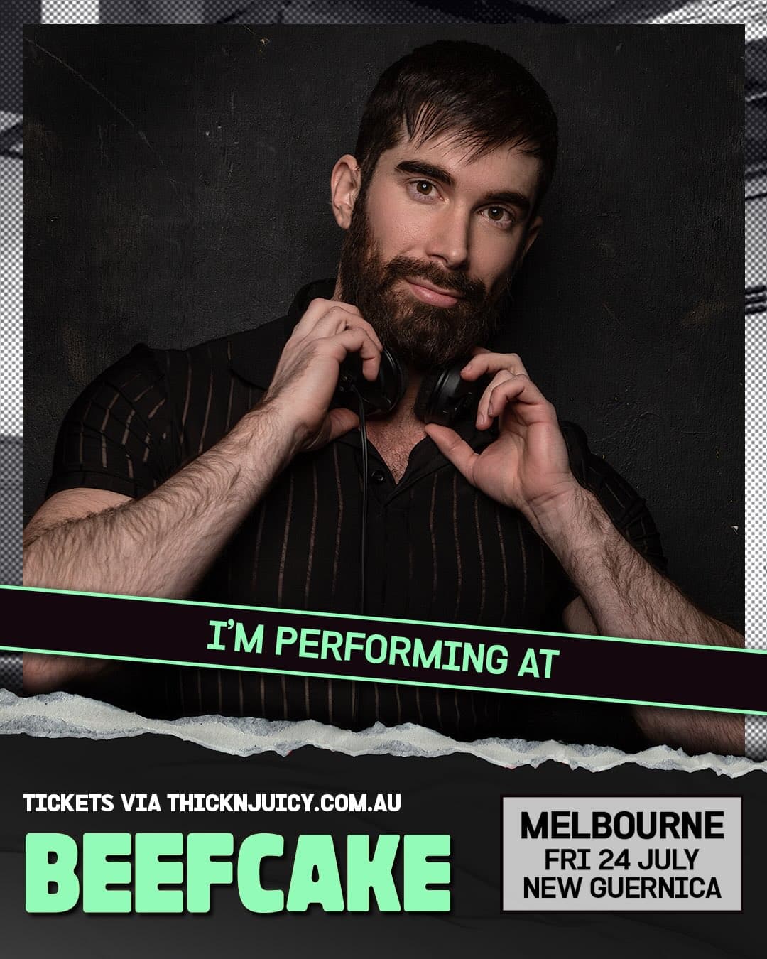 BEEFCAKE • Melbourne flyer - image 2 of 7