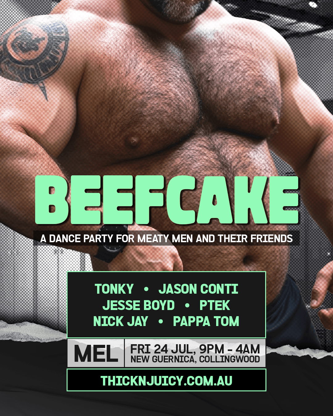 BEEFCAKE • Melbourne flyer