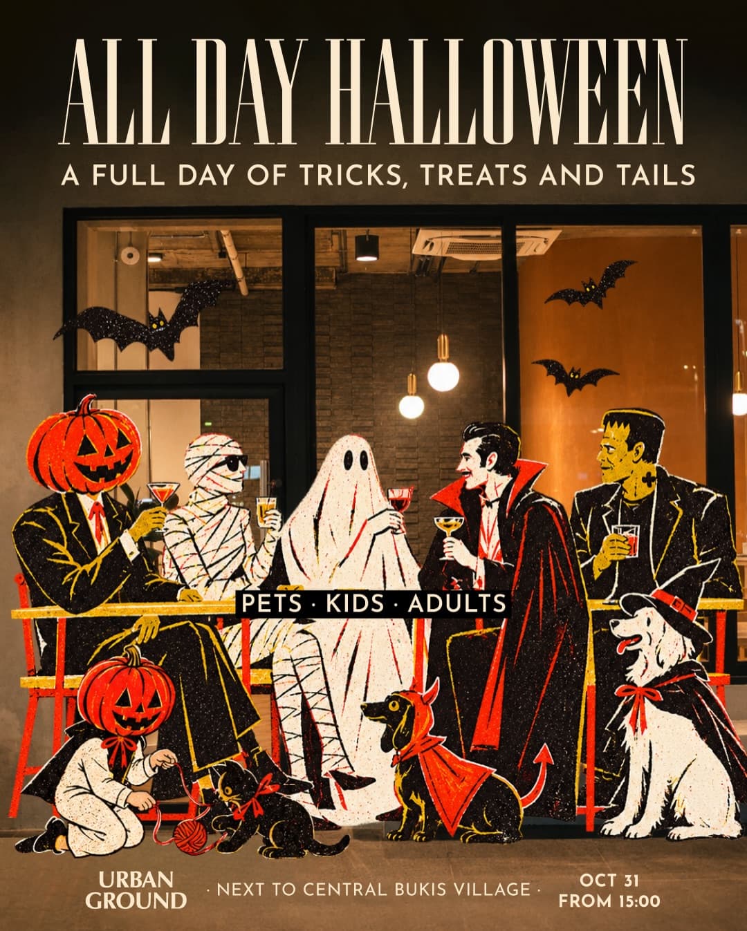 ALL DAY HALLOWEEN flyer