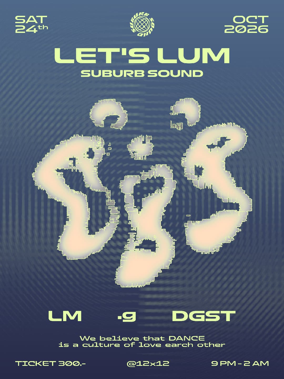 Let's Lum by Suburb Sound flyer