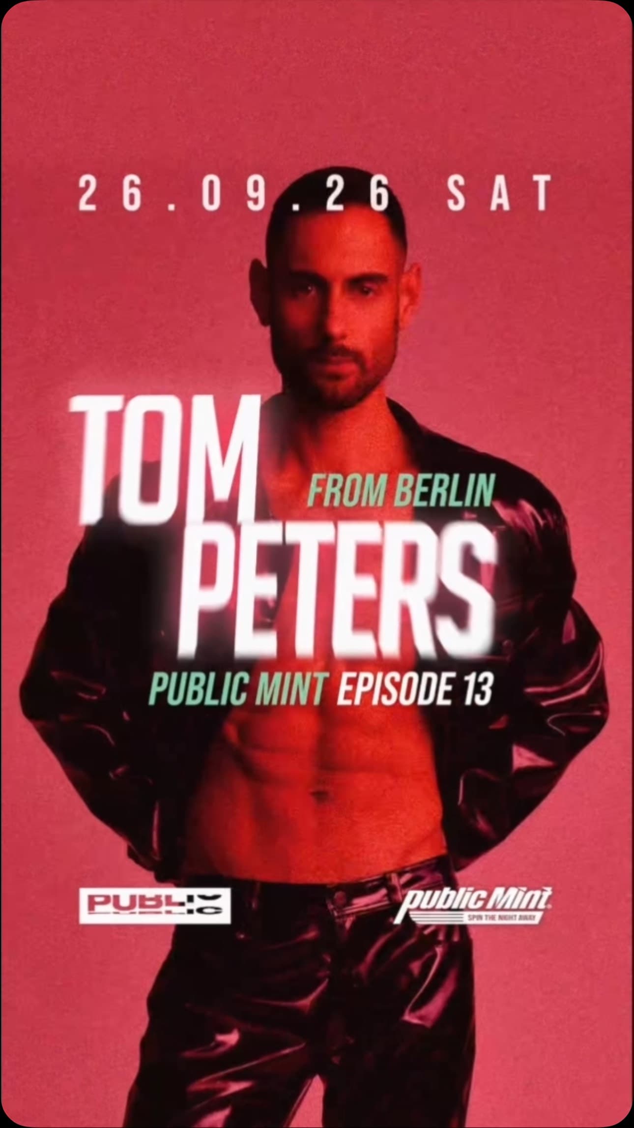 PUBLIC MINT : EP13 - TOM PETERS flyer