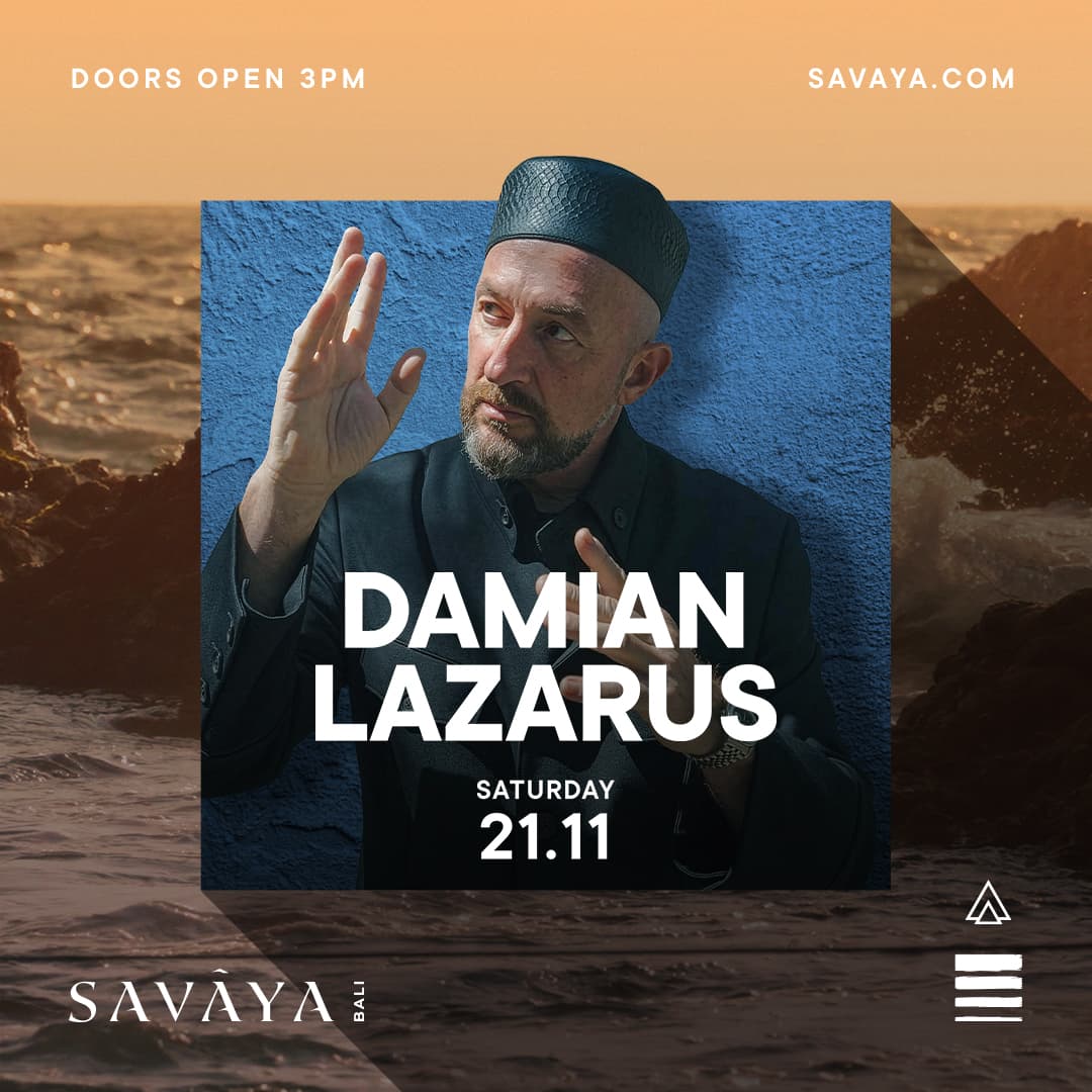 DAMIAN LAZARUS flyer