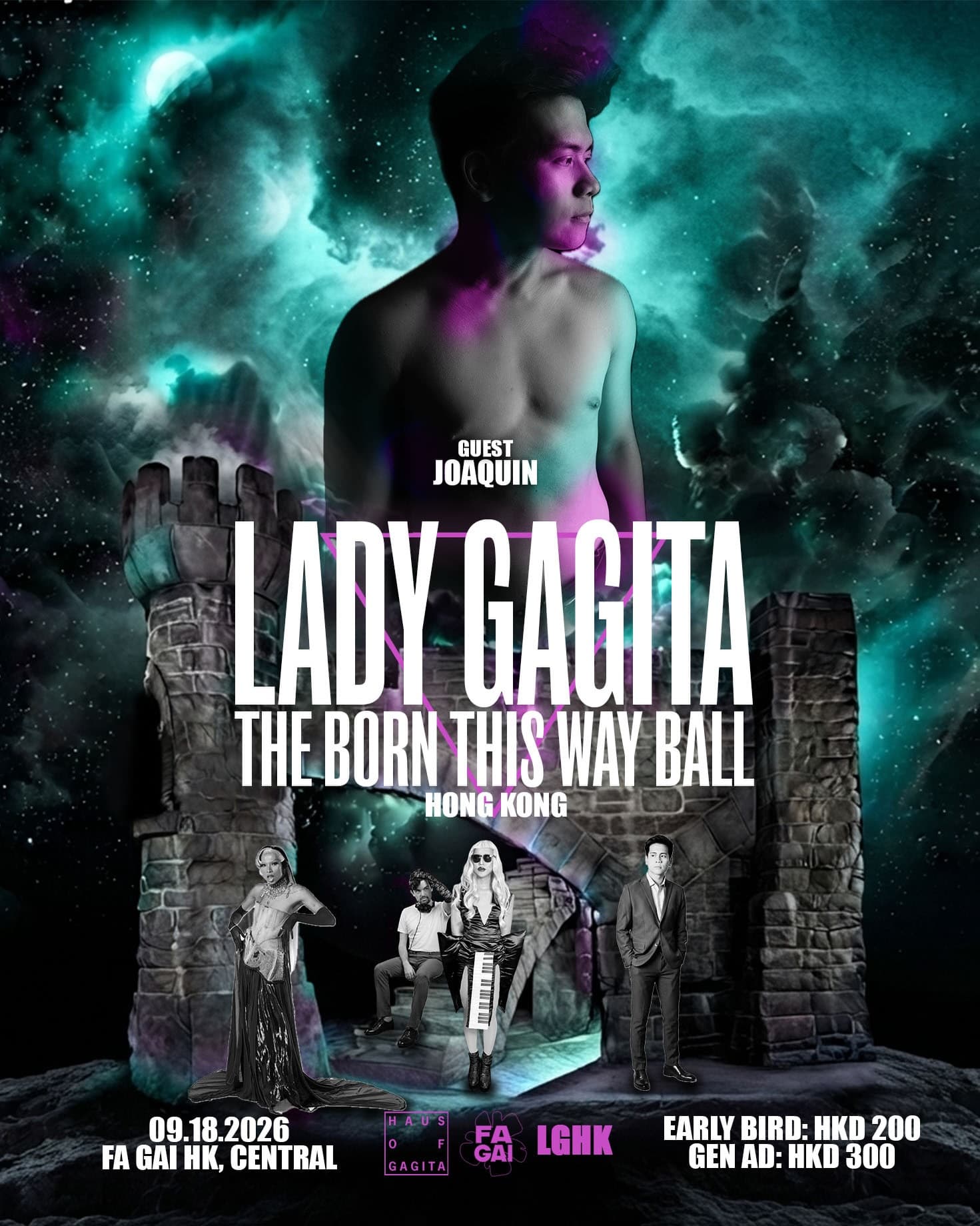 Lady Gagita: Born This Way Ball Hong Kong flyer - image 3 of 4