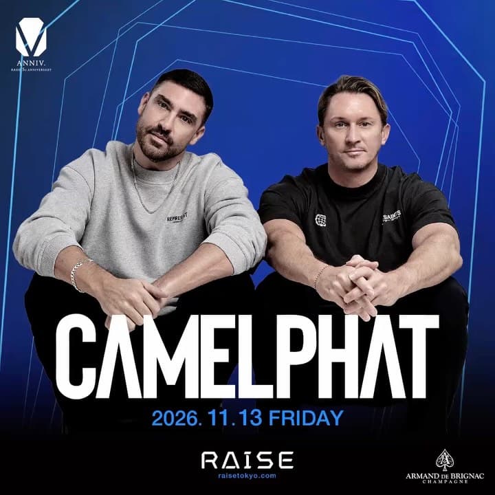 RAISE 5th ANNIVERSARY feat. CAMELPHAT flyer