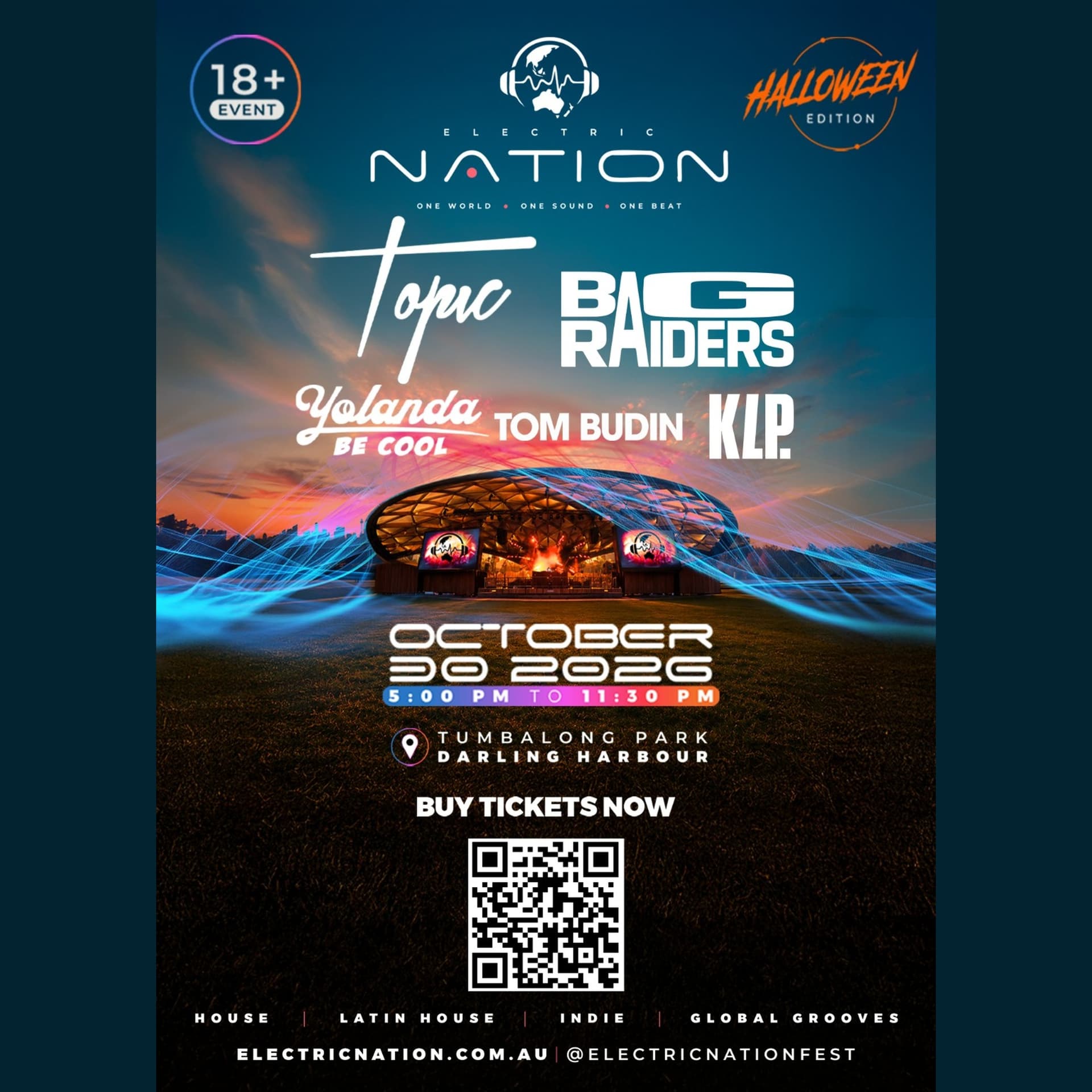 Electric Nation Halloween Edition 2026 flyer