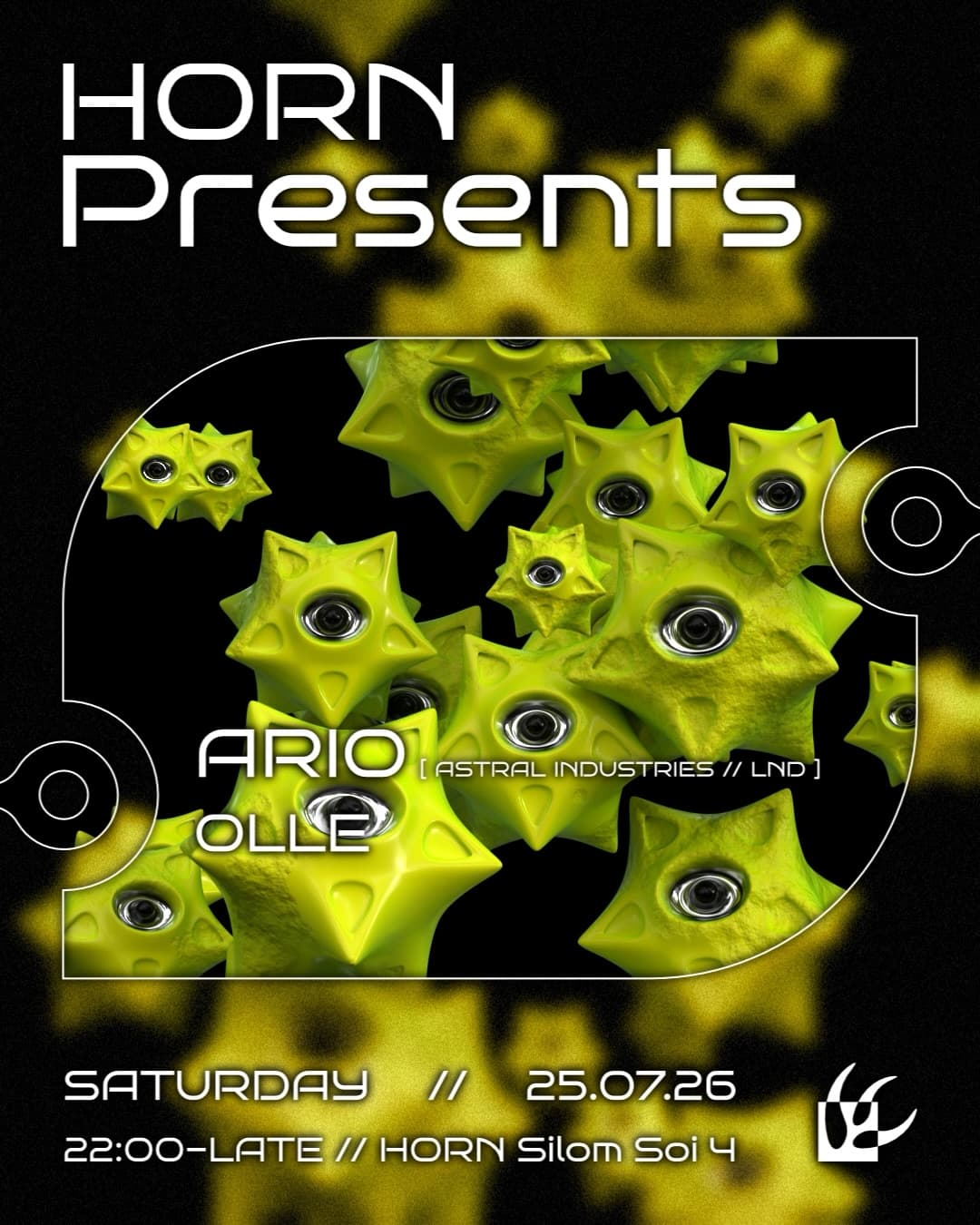 HORN Presents Ario flyer