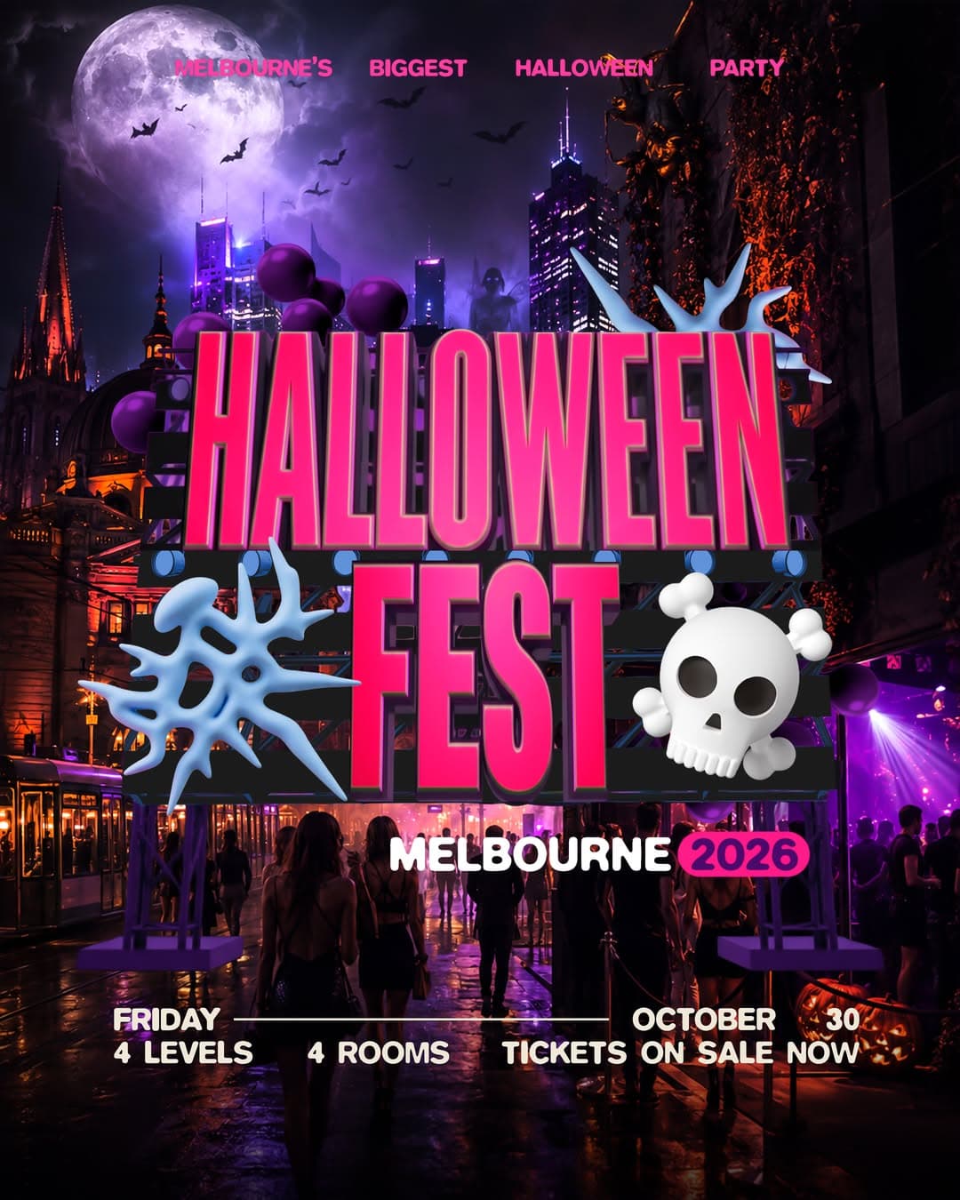 Halloweenfest Melbourne 2026 flyer