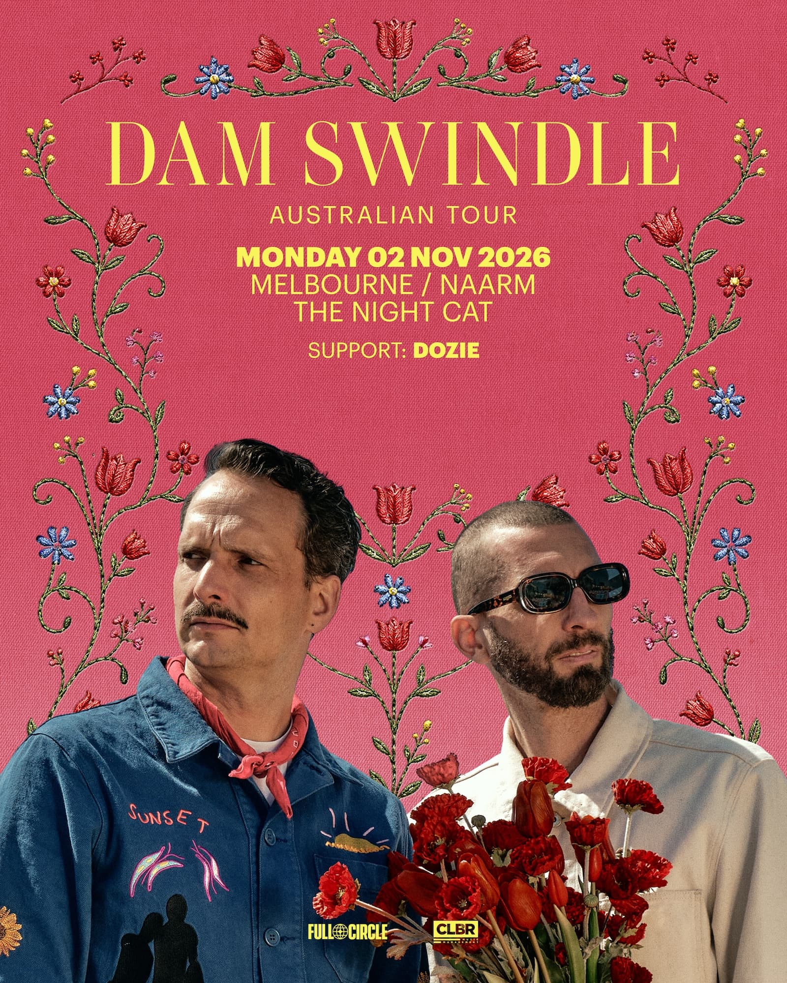 Dam Swindle (Heist Recordings, NL) flyer