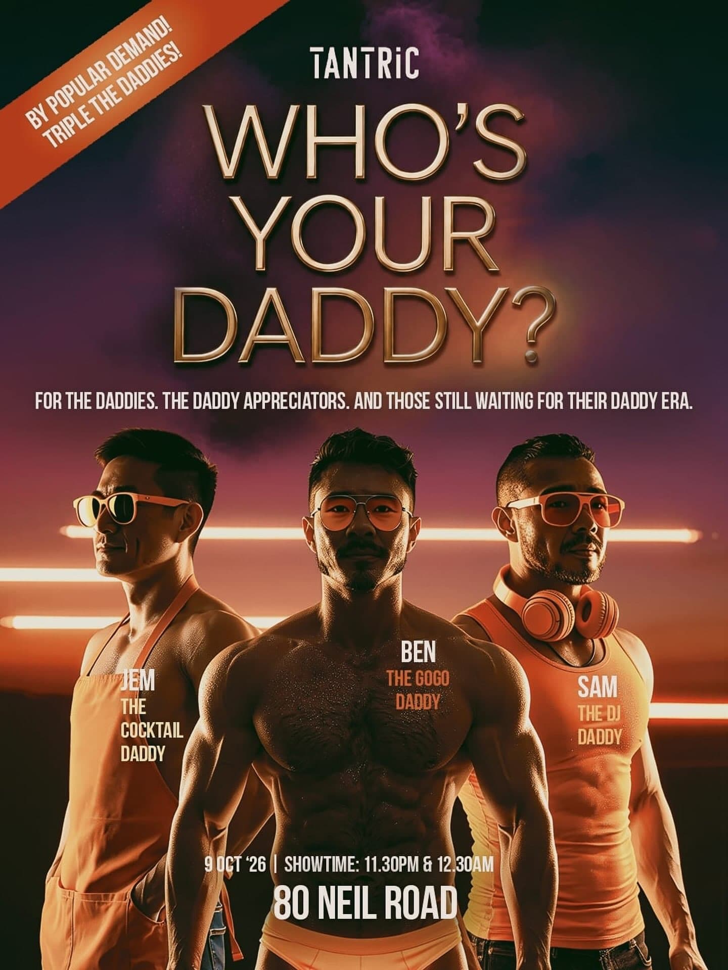 WHO'S YOUR DADDY? flyer