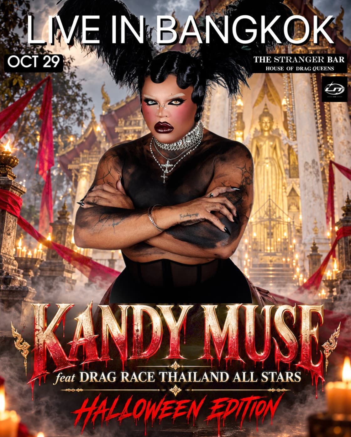 Kandy Muse feat. Drag Race Thailand All Stars - Halloween Edition flyer