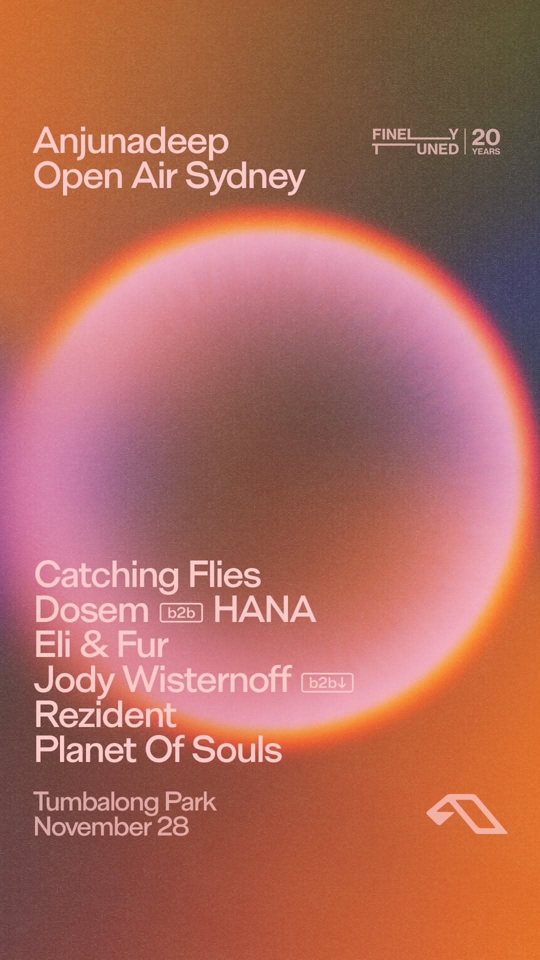 Anjunadeep Open Air Sydney flyer