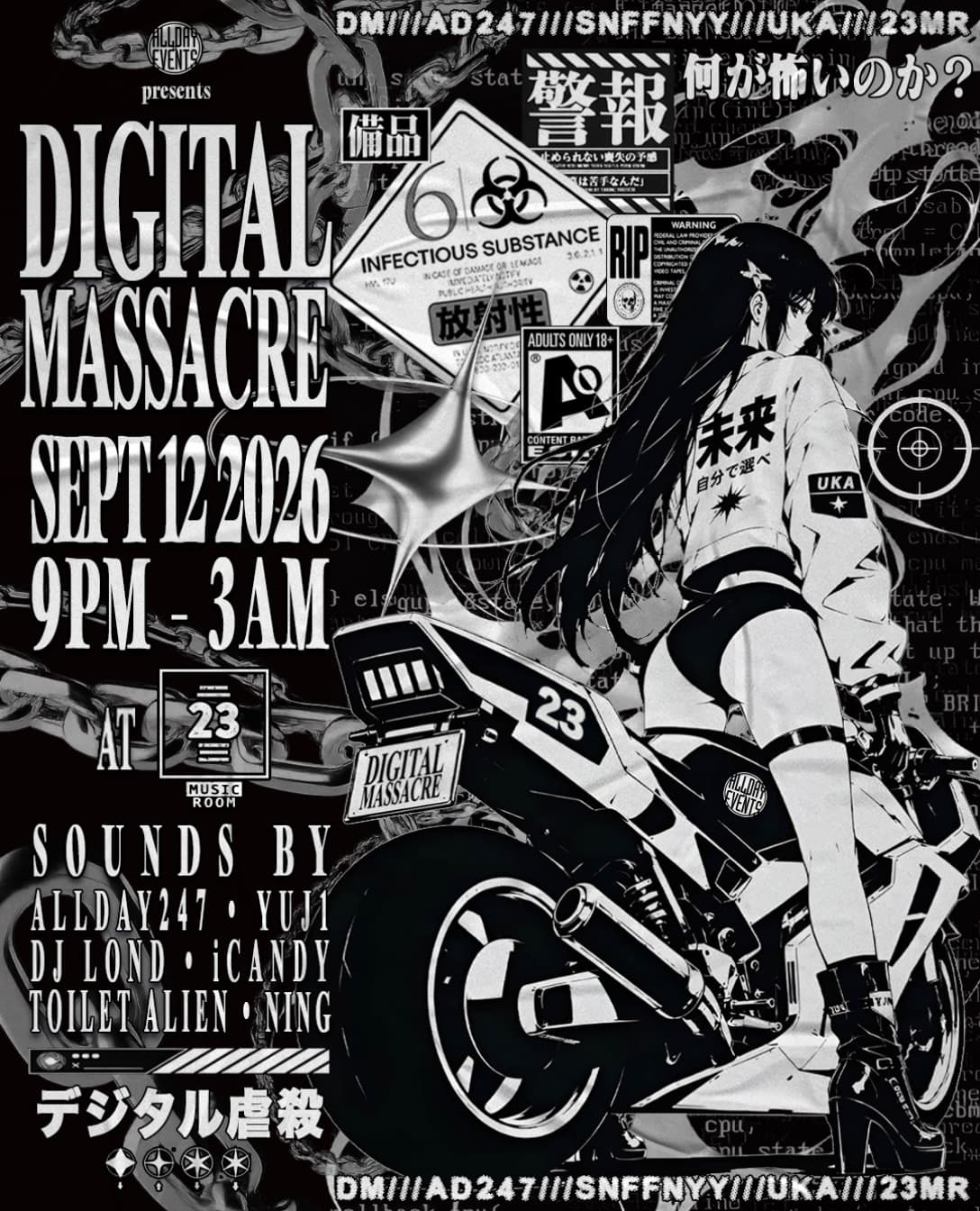 DIGITAL MASSACRE.exe flyer