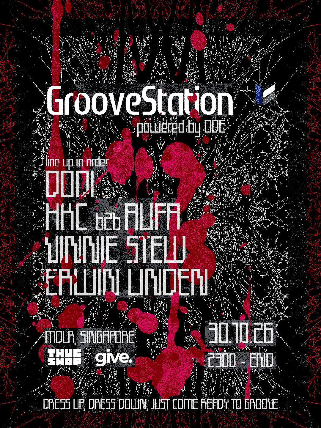 GrooveStation (Spooky Edition) flyer