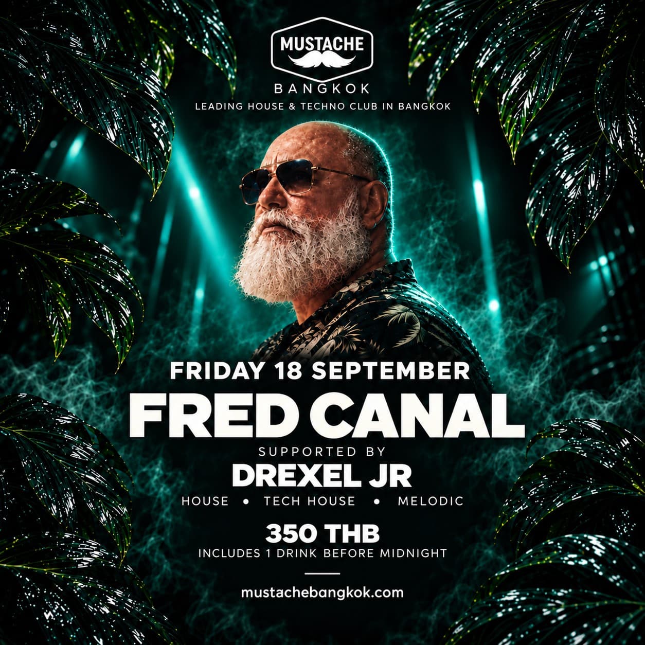Fred Canal supported by Drexel JR flyer