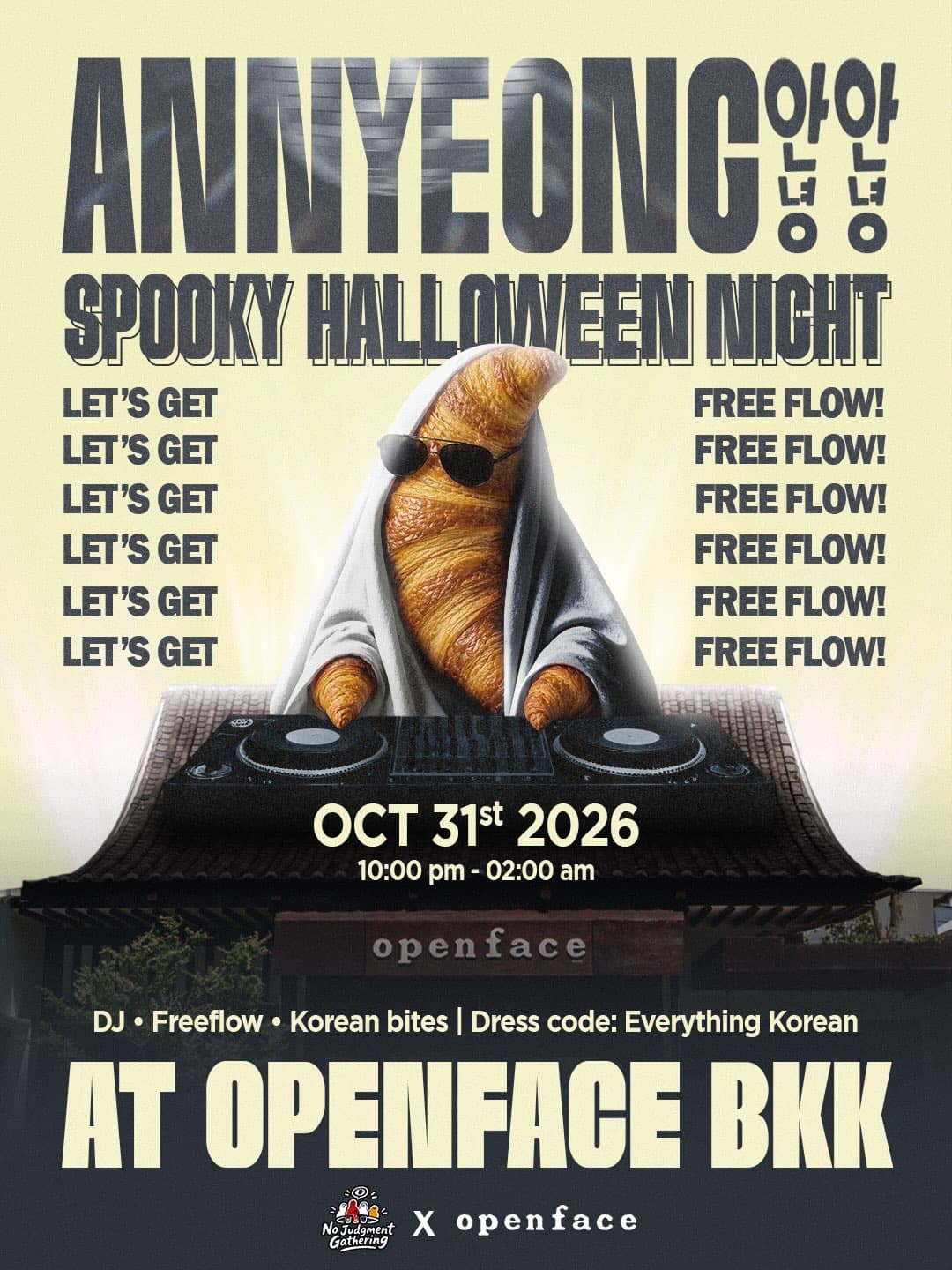 ANNYEONG SPOOKY HALLOWEEN NIGHT flyer