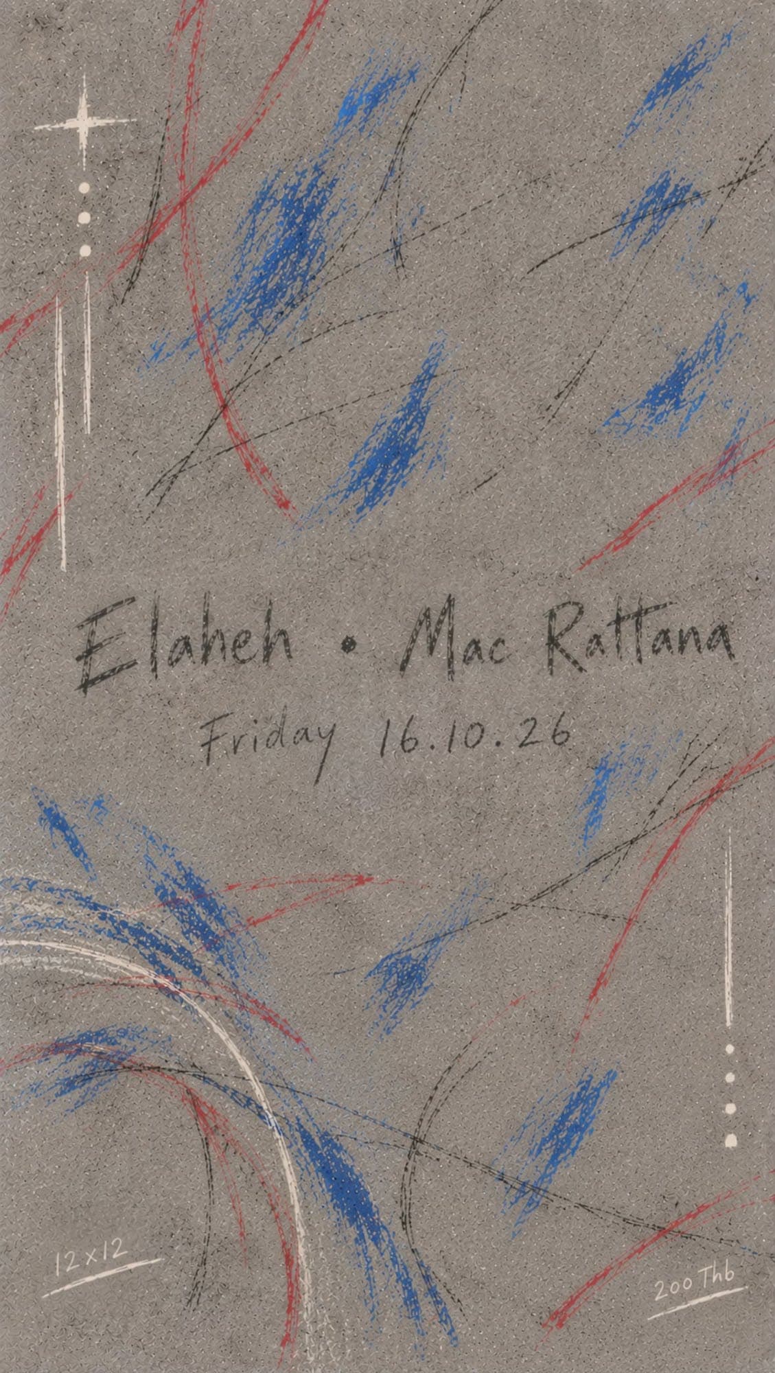 Mac Rattana & Elaheh flyer