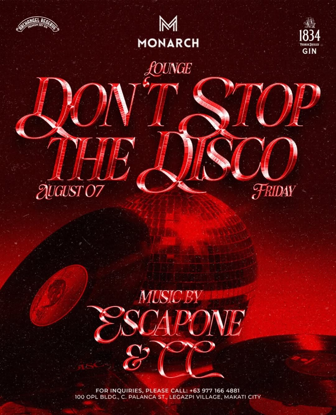 Don't Stop The Disco flyer