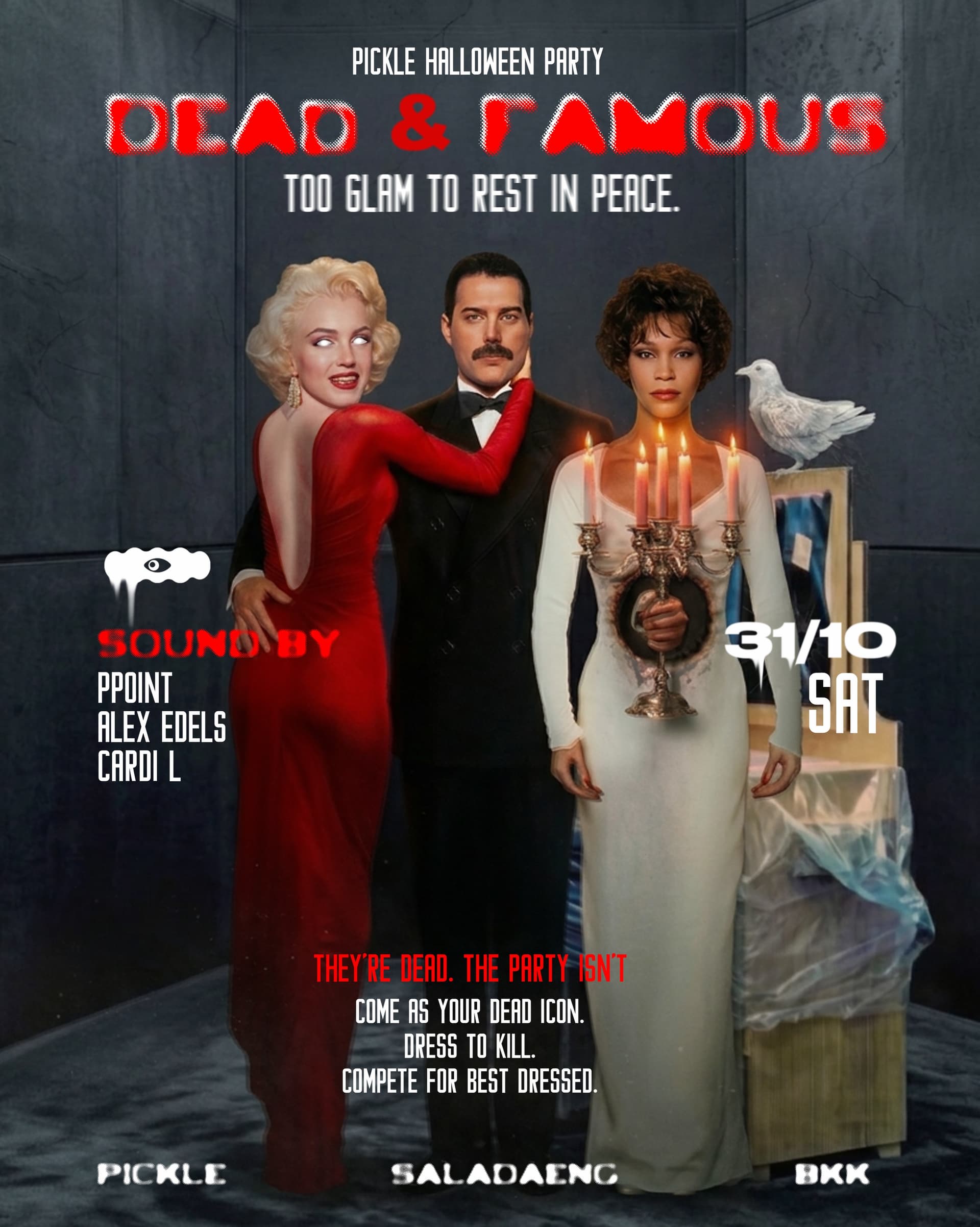 DEAD & FAMOUS flyer