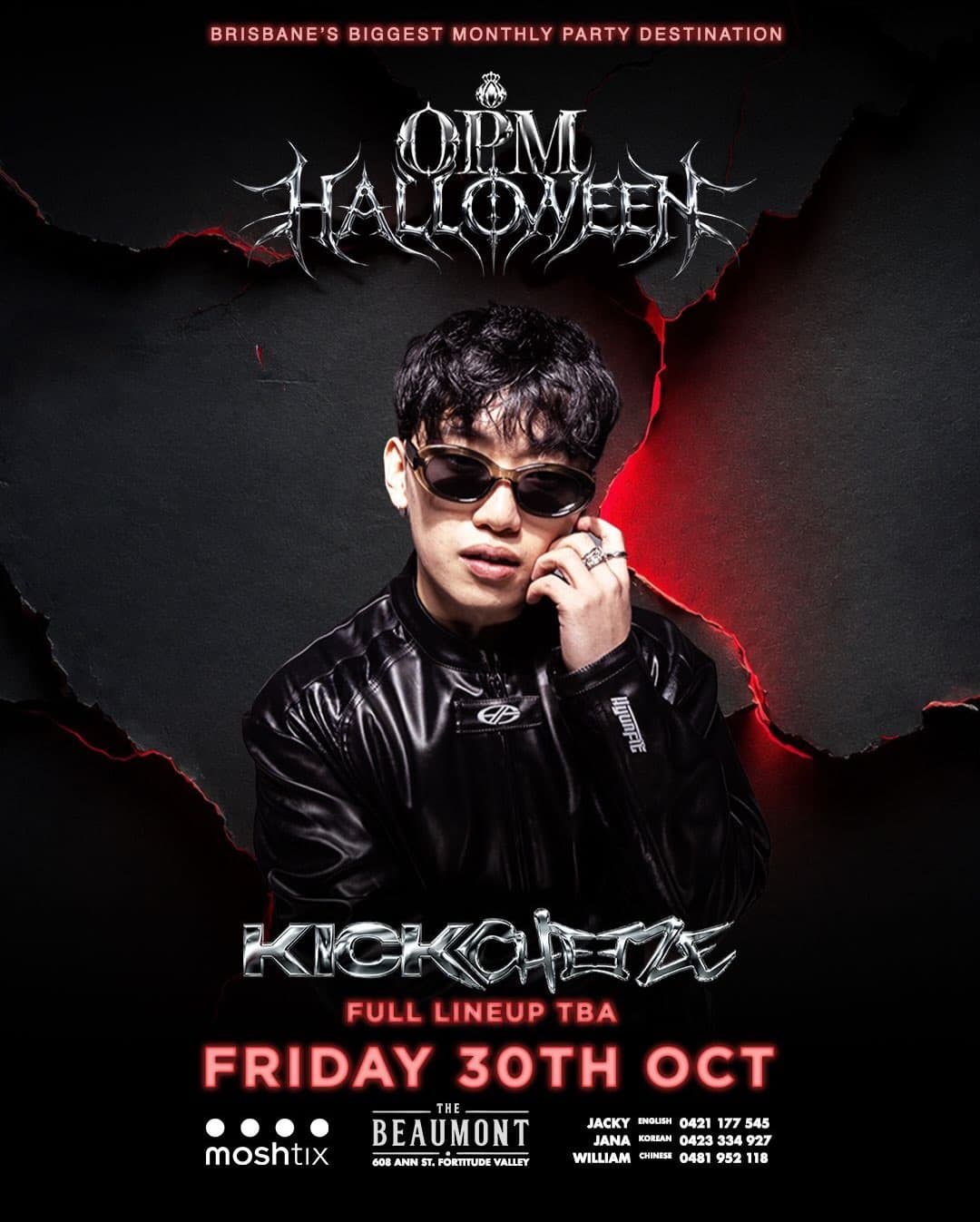 OPM Halloween feat. KICKCHEEZE! flyer - image 2 of 2