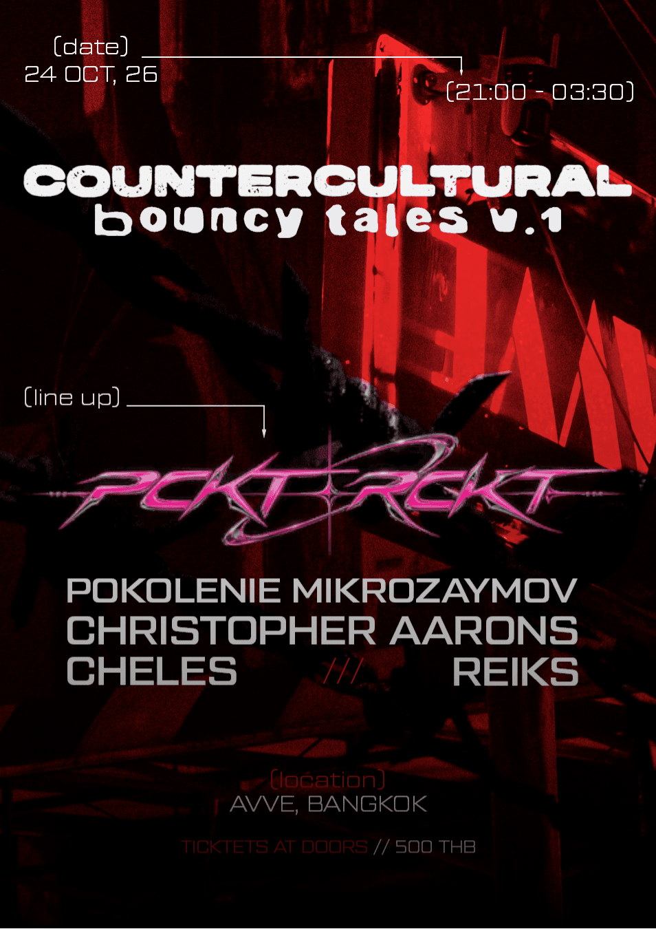 bouncy tales v.1 flyer