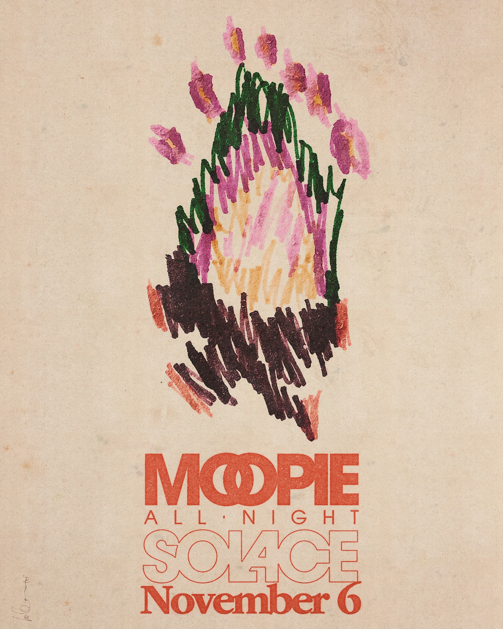 Moopie All Night! flyer