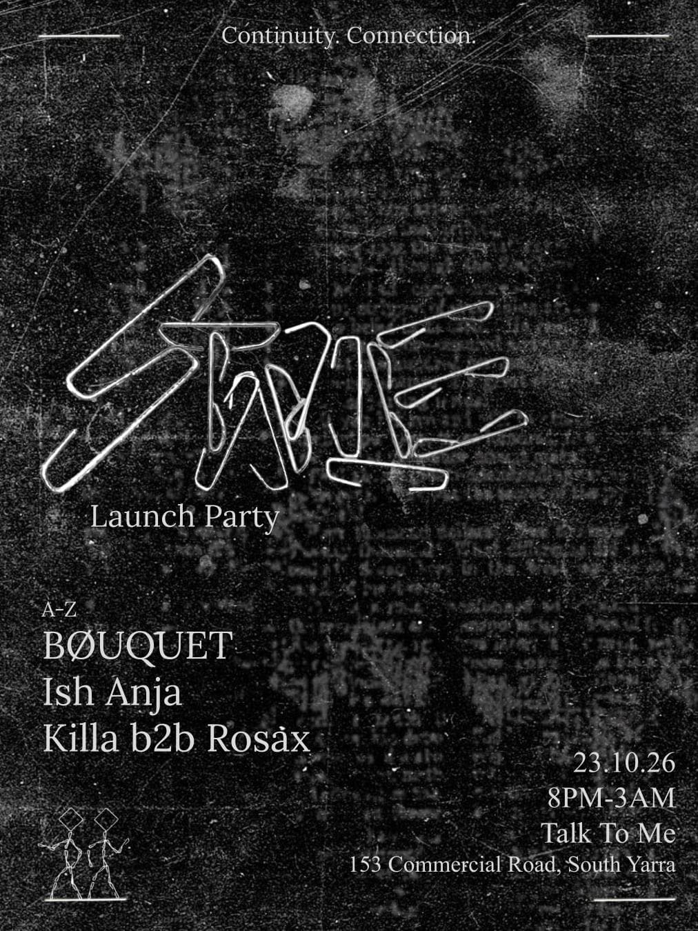 Staple Launch Party flyer