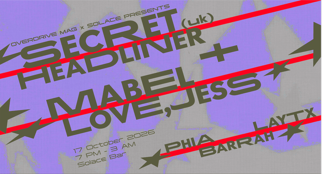 Overdrive Mag x Solace pres. Amaliah (UK) flyer