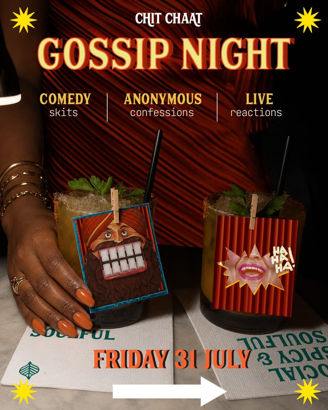 Gossip Night flyer