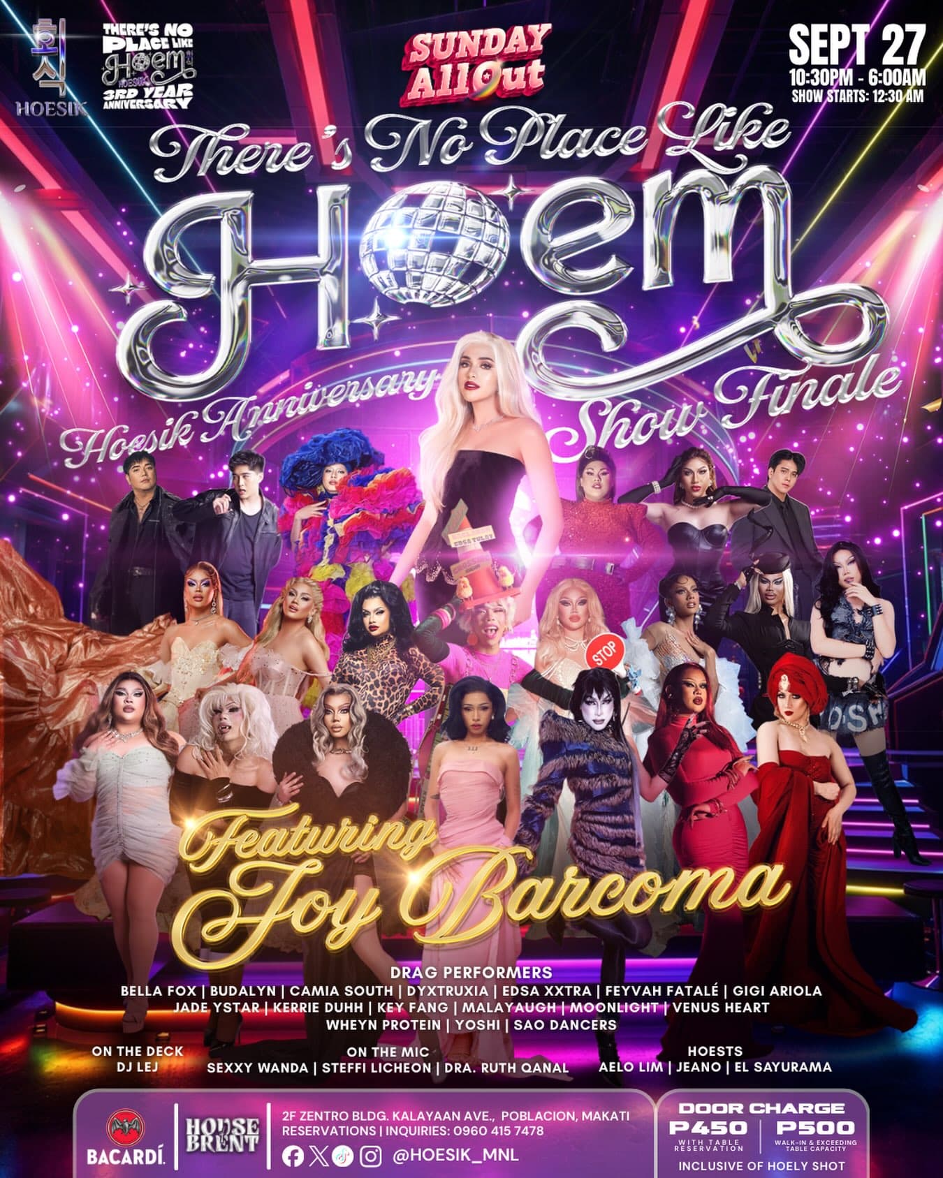 THERE'S NO PLACE LIKE HOEm - Hoesik 3rd Anniversary Finale flyer