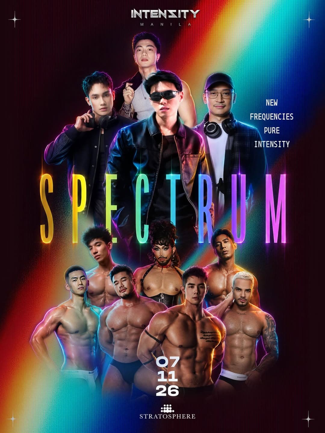 SPECTRUM β INTENSITY MANILA'S MAIN PRIDE EVENT flyer