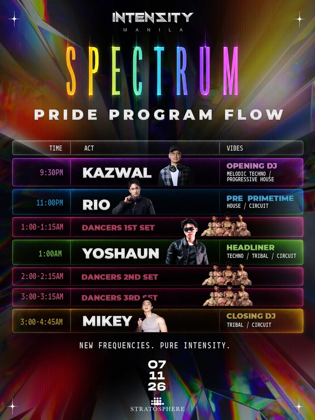 SPECTRUM β INTENSITY MANILA'S MAIN PRIDE EVENT flyer - image 2 of 2