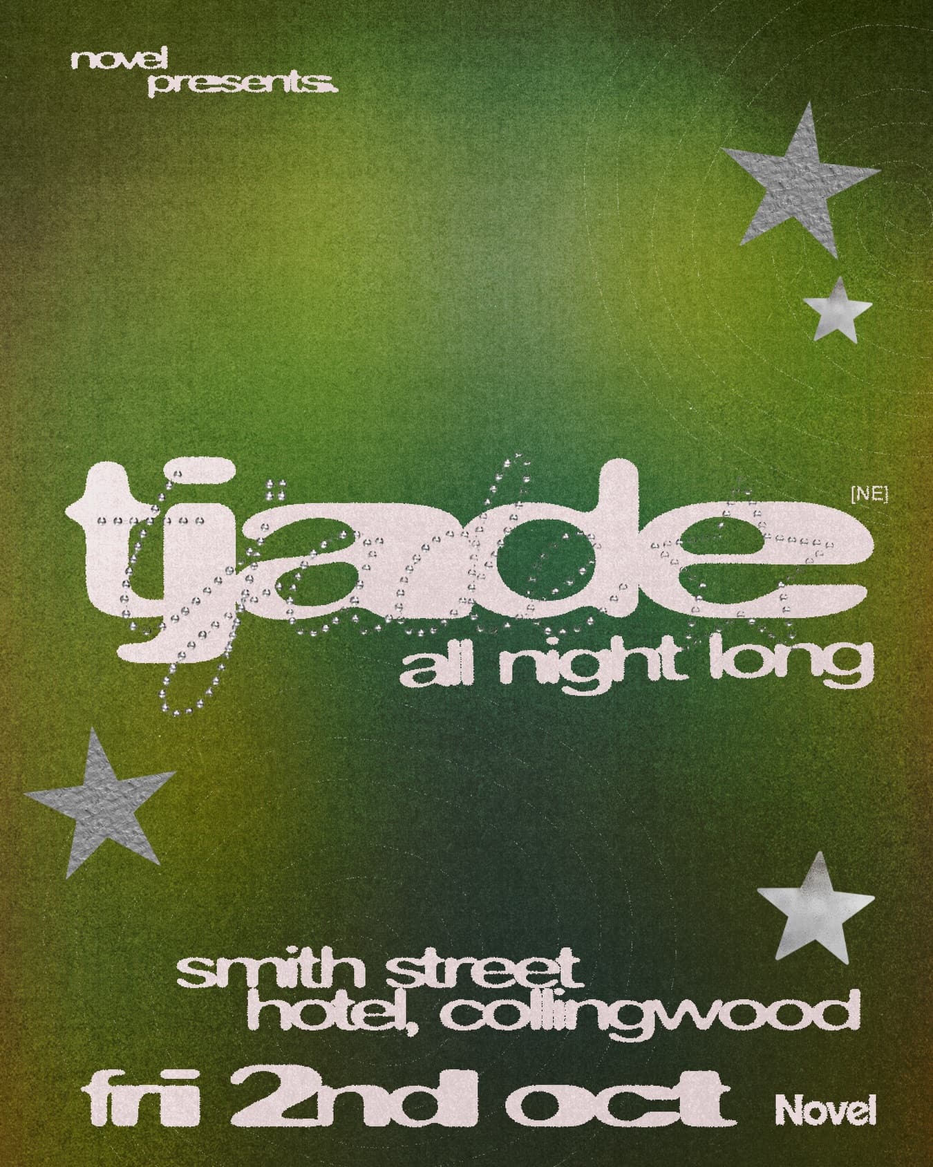Novel presents Tjade flyer