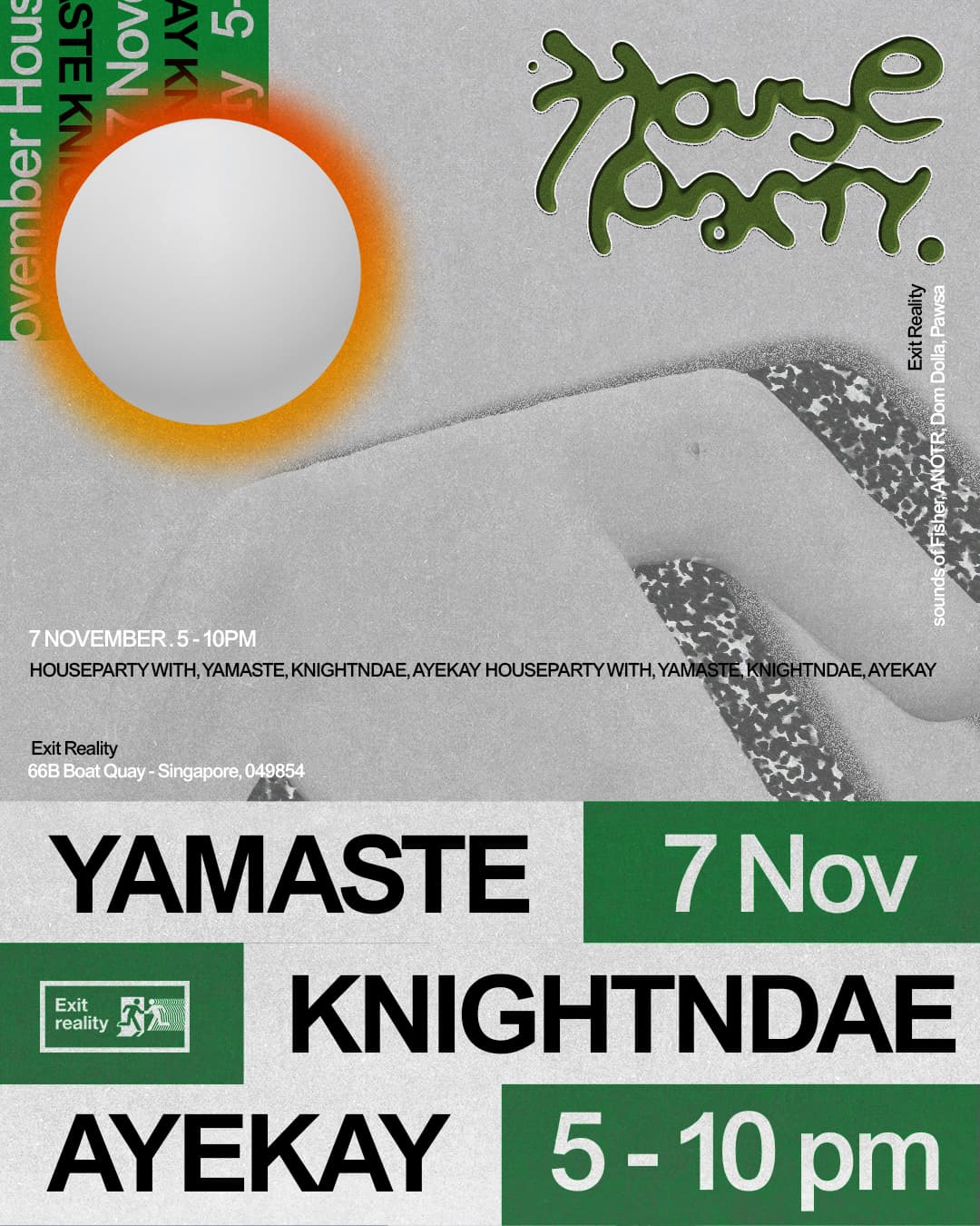 House Party flyer