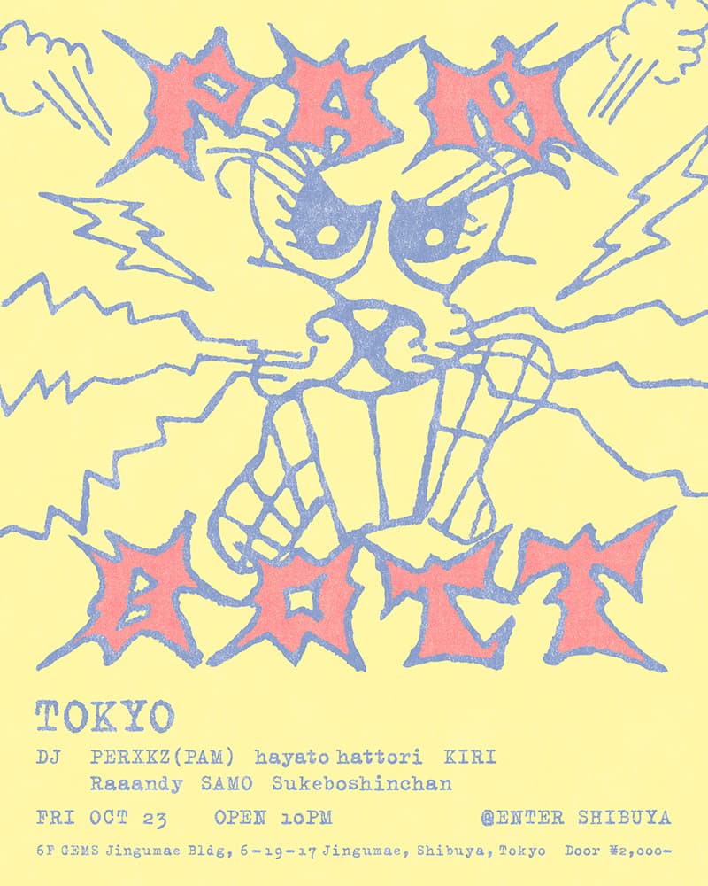 PAM × BOTT flyer