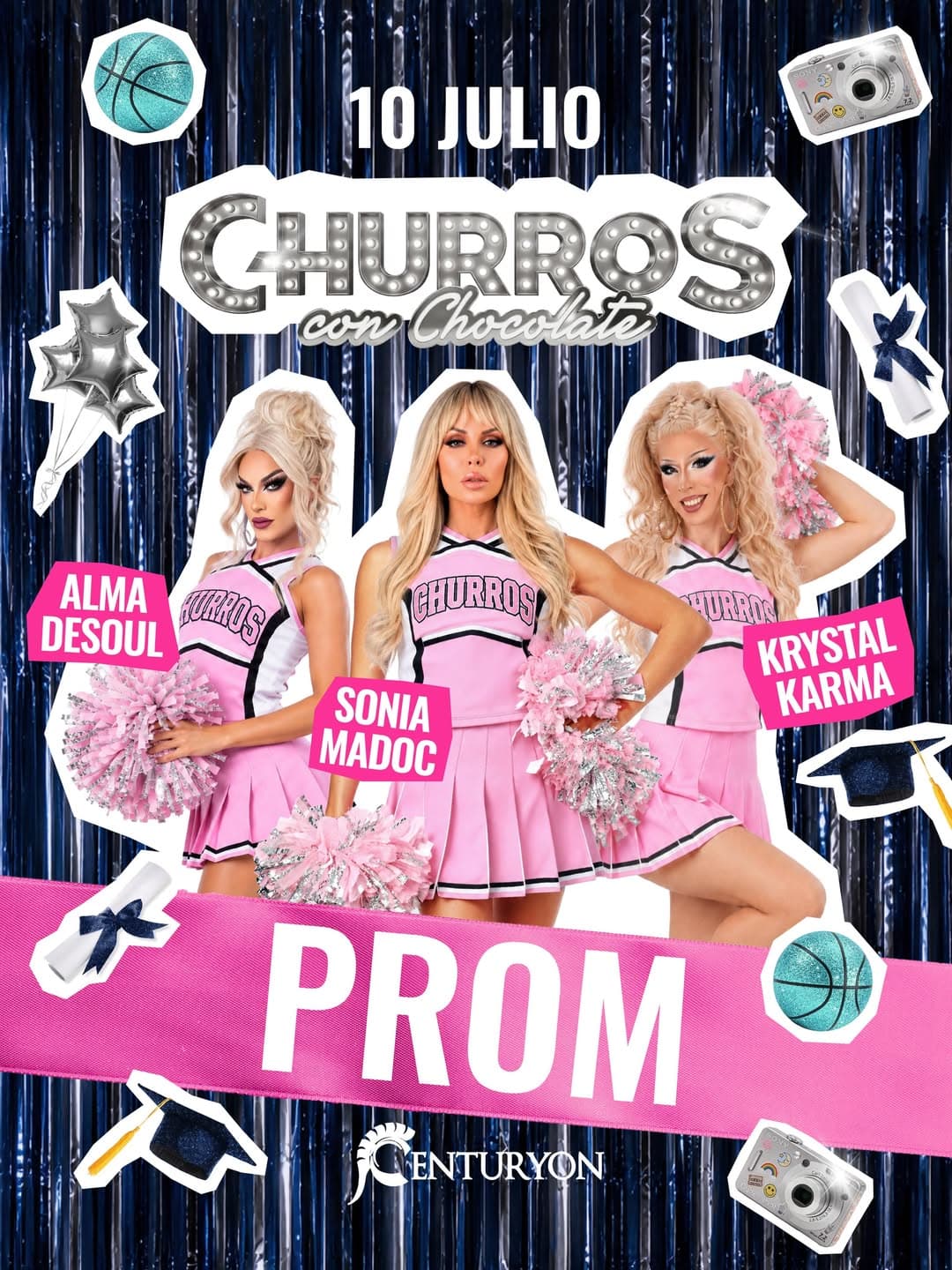 CHURROS CON CHOCOLATE - PROM NIGHT flyer