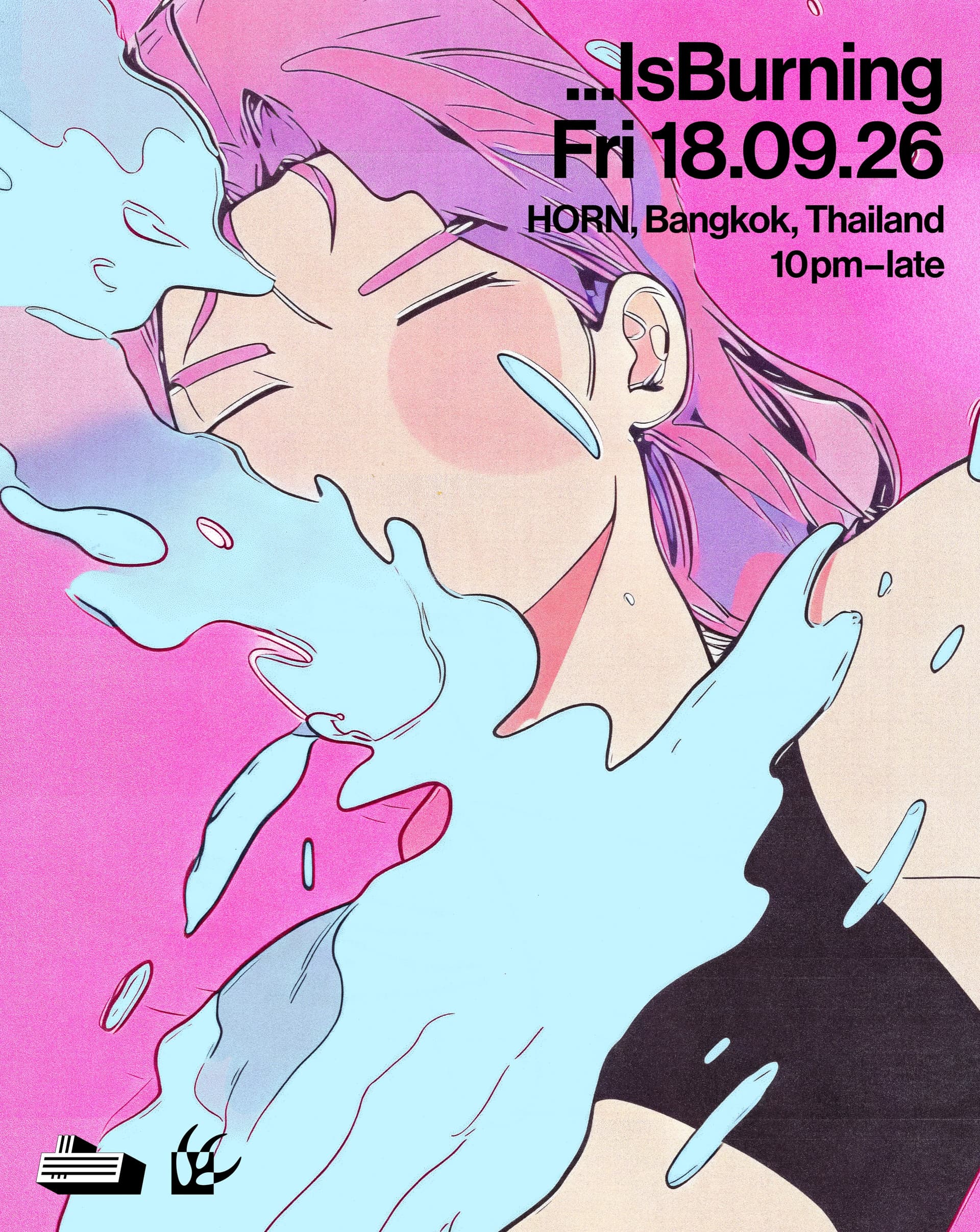 IsBurning Asia Tour flyer - image 4 of 5